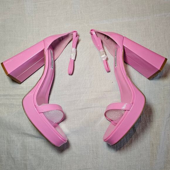 Steve Madden Hot Pink Veronika Platform Sandal sz 9.5 - Picture 4 of 10